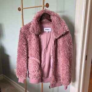 BB Dakota Mauve Plush Jacket